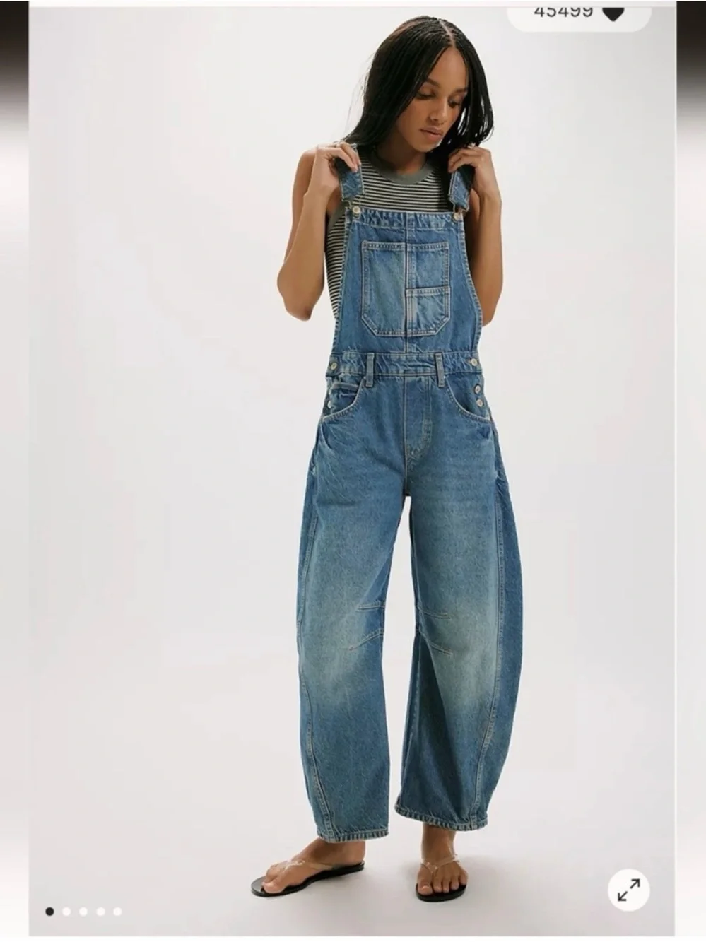 We The Free Good Luck Barrel Overalls - Picture 1 of 4